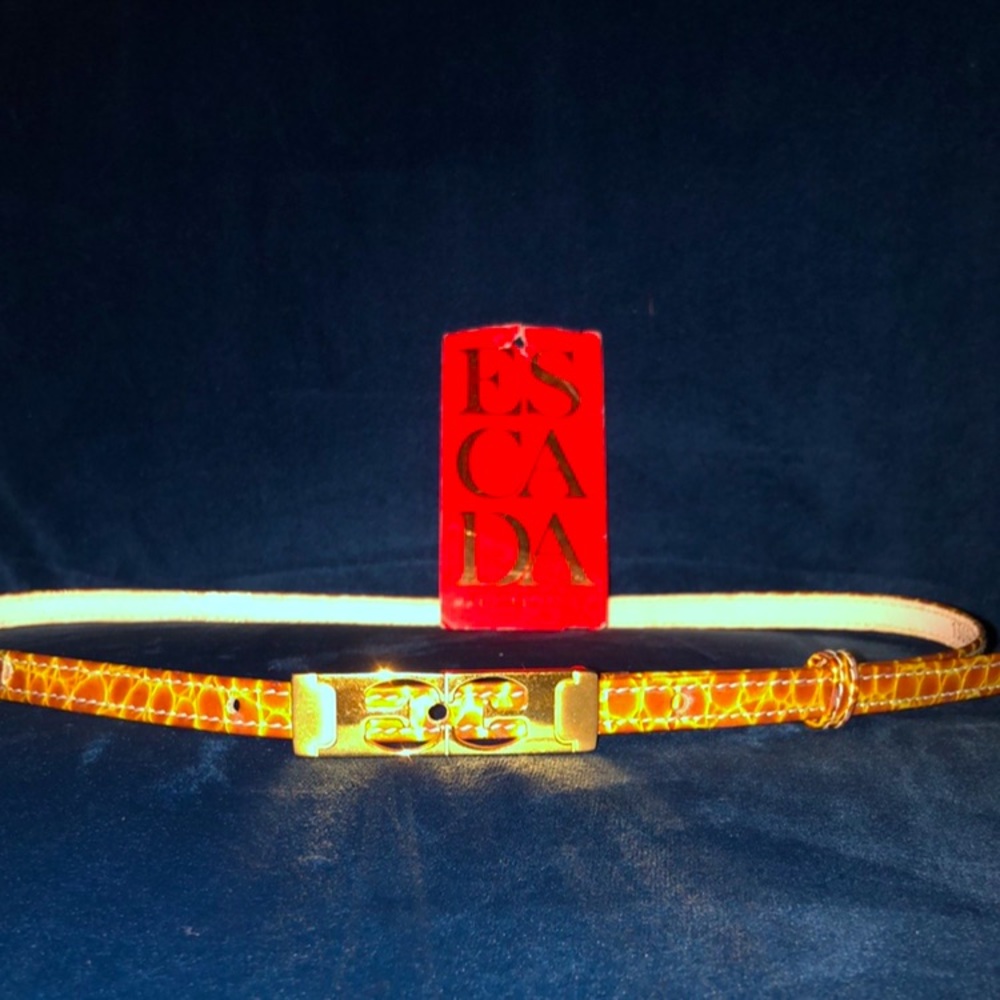 Escada with tag vintage 80’s Escada belt size 42
